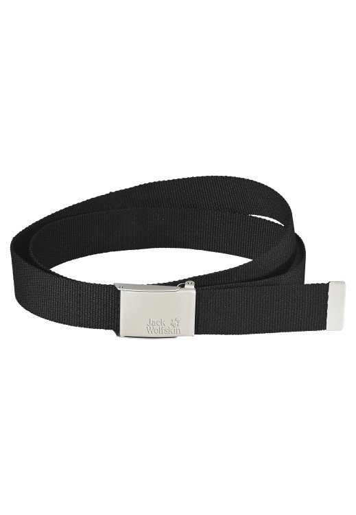 Brand Jack Wolfskin Black Webbing Belt Wide Fashion