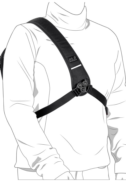 Sparksling Black Hot Brand Jack Wolfskin