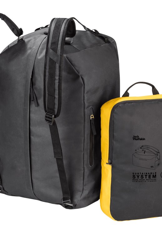 Origins Brand Jack Wolfskin Traveltopia Duffle 65 Cordovan Red