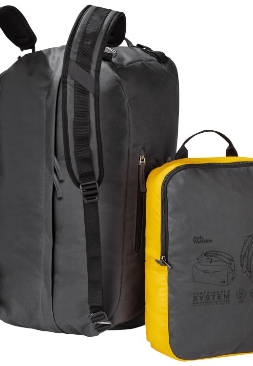Traveltopia Duffle 45 Cordovan Red New Brand Jack Wolfskin
