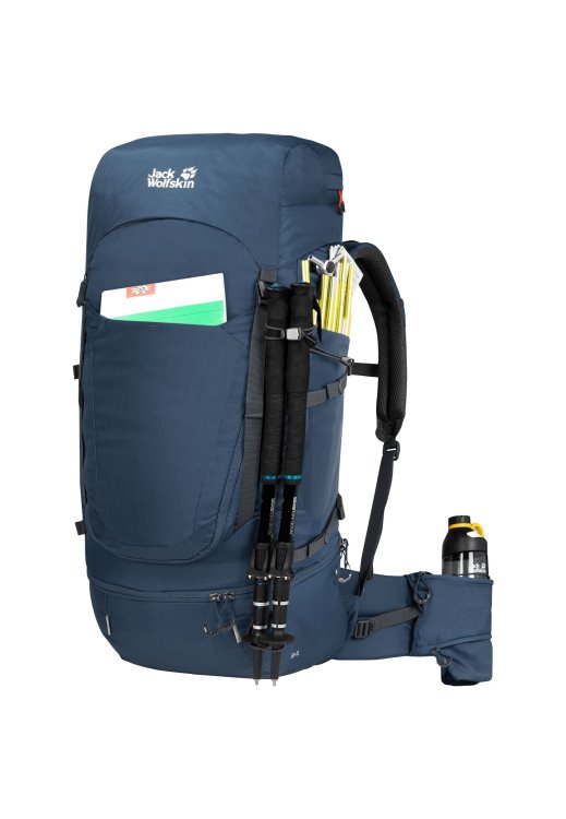Highland Trail 50+5 Women Thunder Blue Best Brand Jack Wolfskin