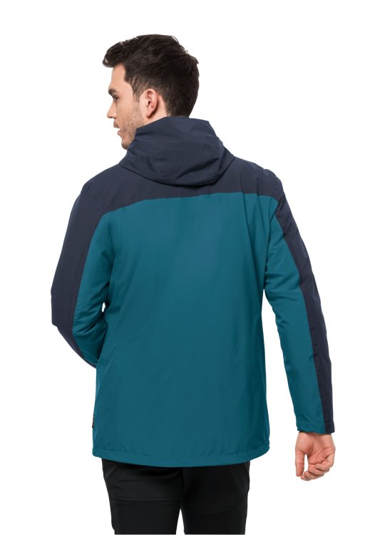Origins Brand Jack Wolfskin Blue Coral Feldberg 3in1 Jacket M
