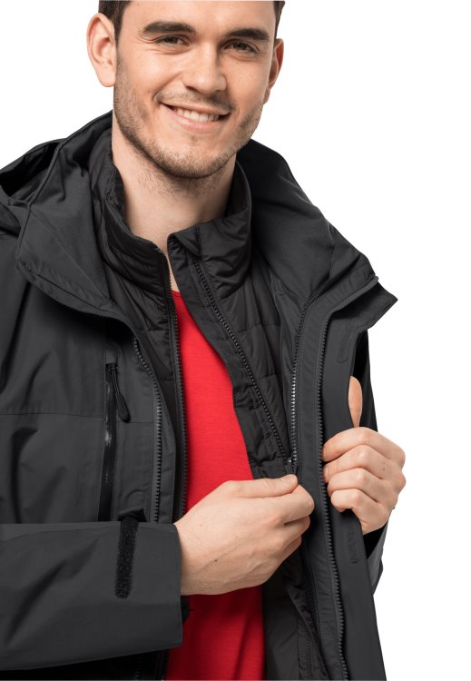 Brands Black Brand Jack Wolfskin Jasper 3in1 Jacket M