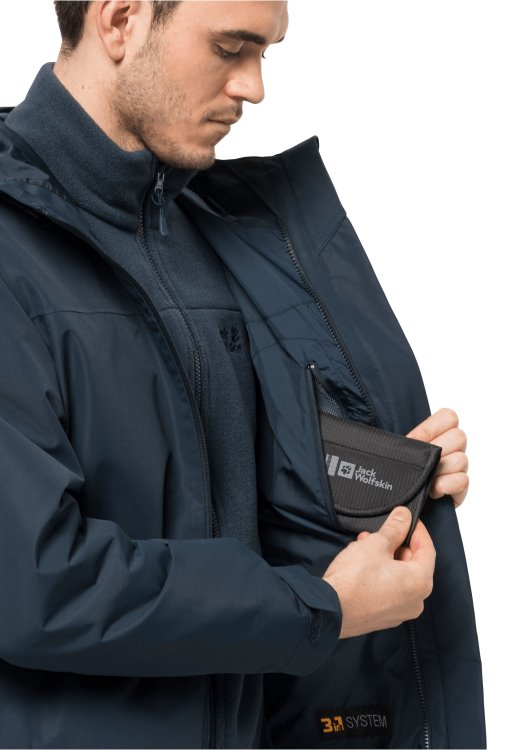 Original Night Blue Taubenberg 3in1 Jacket M Brand Jack Wolfskin
