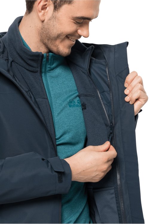 Original Night Blue Taubenberg 3in1 Jacket M Brand Jack Wolfskin