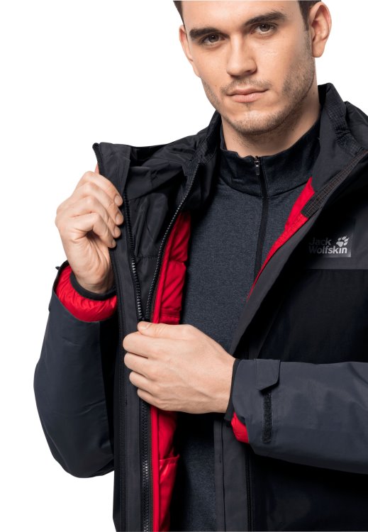 Dna Tundra Down Jacket M Collections Adrenaline Red Brand Jack Wolfskin