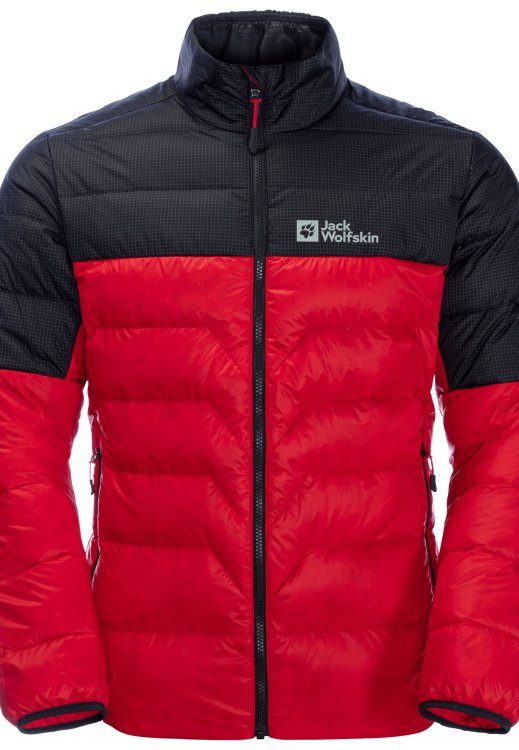 Dna Tundra Down Jacket M Collections Adrenaline Red Brand Jack Wolfskin