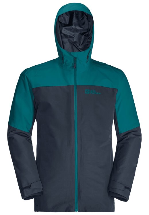 Brand Jack Wolfskin Glaabach 3in1 Jacket M Bay Blue