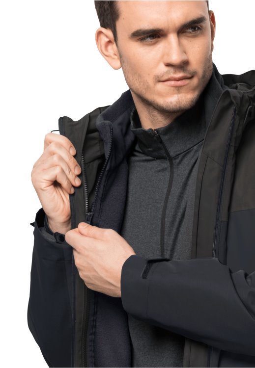 Brand Jack Wolfskin Dna Tundra 3in1 Jacket M Black Original