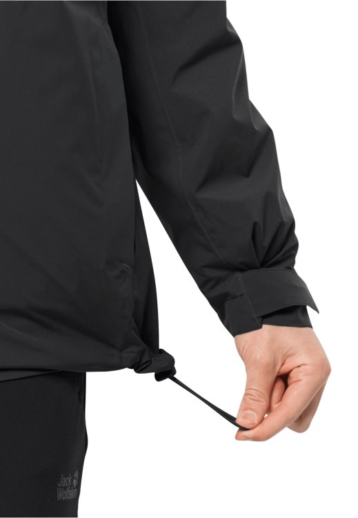 Black Brand Jack Wolfskin Feldberg 3in1 Jacket M New