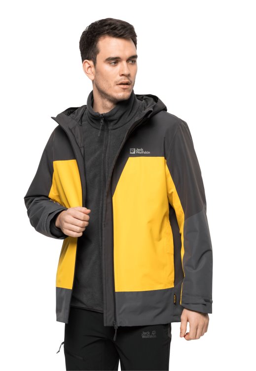 Burly Yellow Xt Collection Dna Tundra 3in1 Jacket M Brand Jack Wolfskin