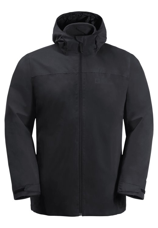 Black Taubenberg 3in1 Jacket M Origin Brand Jack Wolfskin