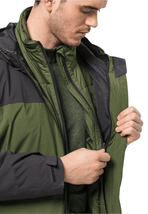 Origins Feldberg 3in1 Jacket M Brand Jack Wolfskin Greenwood