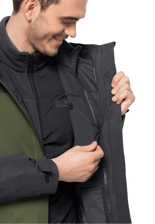 Hot Greenwood Brand Jack Wolfskin Taubenberg 3in1 Jacket M