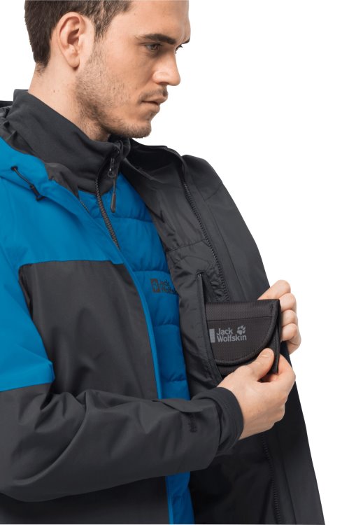 Best Blue Pacific Glaabach 3in1 Jacket M Brand Jack Wolfskin