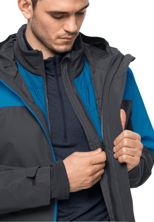 Best Blue Pacific Glaabach 3in1 Jacket M Brand Jack Wolfskin