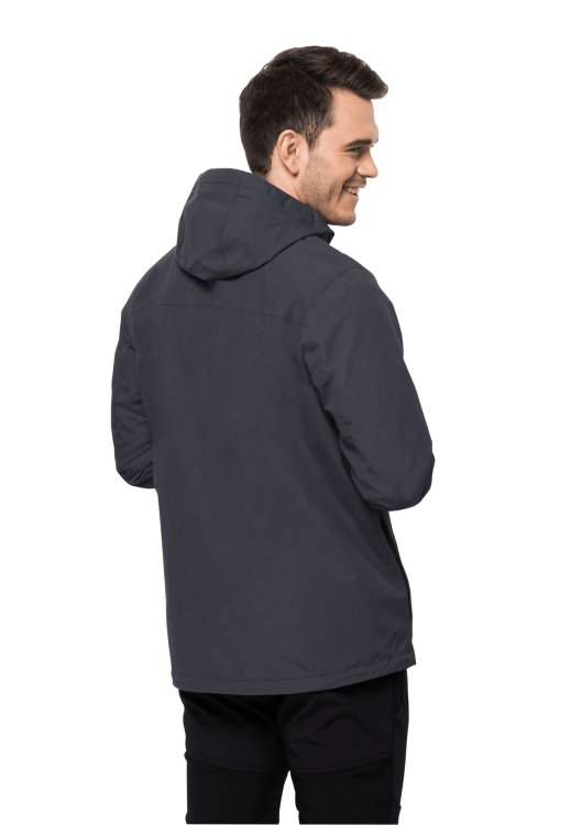 Altenberg 3in1 Jacket M Brand Jack Wolfskin Fashion Ebony