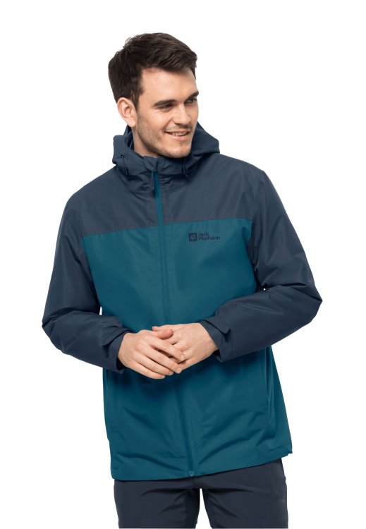 Taubenberg 3in1 Jacket M Blue Coral Brand Jack Wolfskin Collection