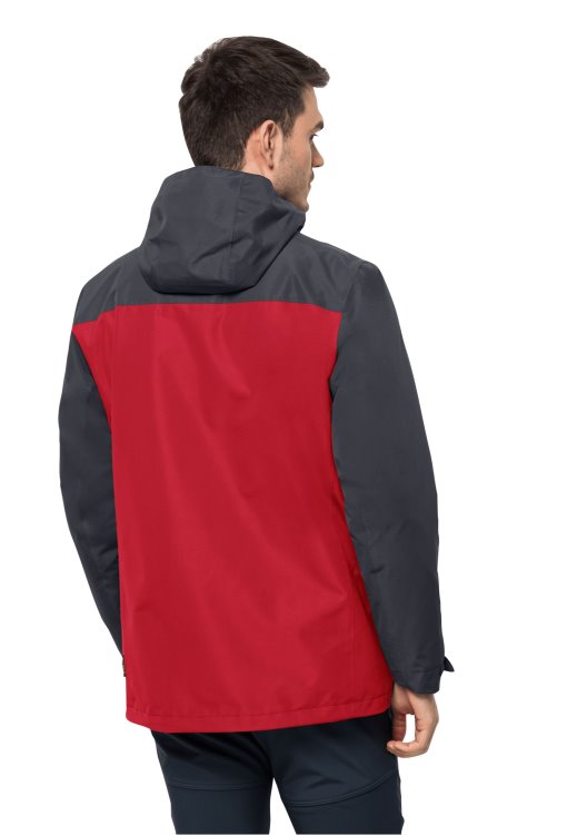 Brand Jack Wolfskin Adrenaline Red Brand Taubenberg 3in1 Jacket M