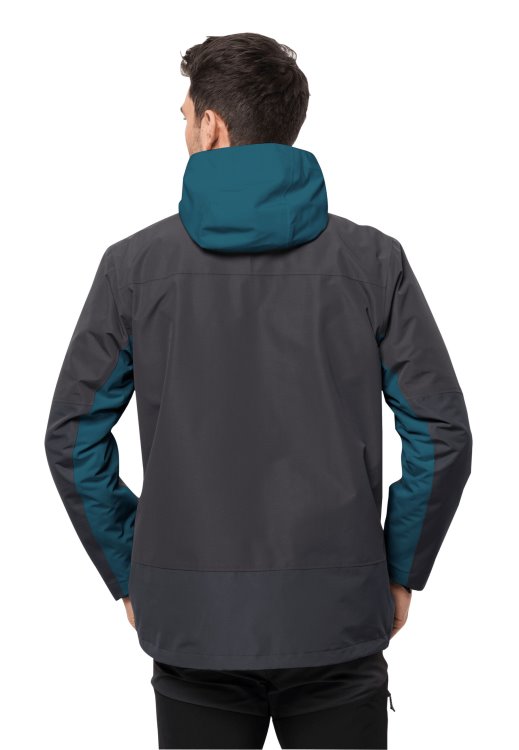 Blue Coral Brand Jack Wolfskin Fashion Dna Tundra 3in1 Jacket M
