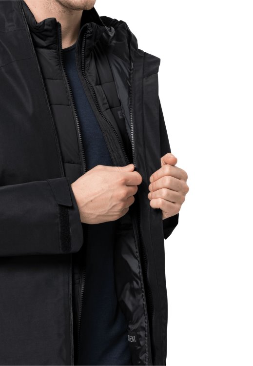 Black Bergland Ins Jacket M Brand Brand Jack Wolfskin