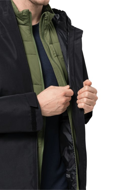 Original Bergland Ins Jacket M Greenwood Brand Jack Wolfskin