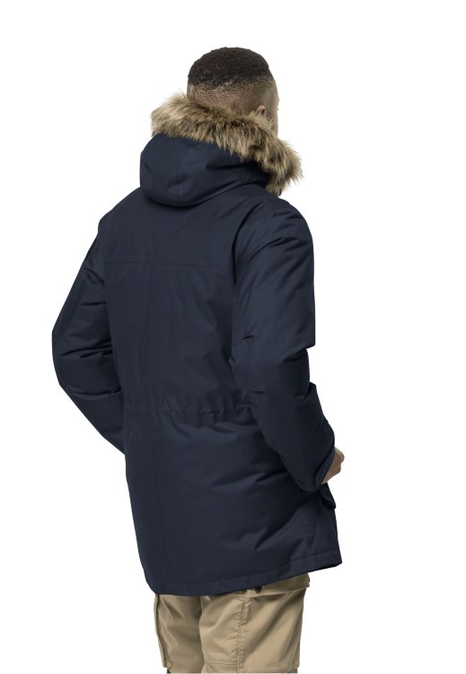 Winterfrost Down Parka M Night Blue Origins Brand Jack Wolfskin