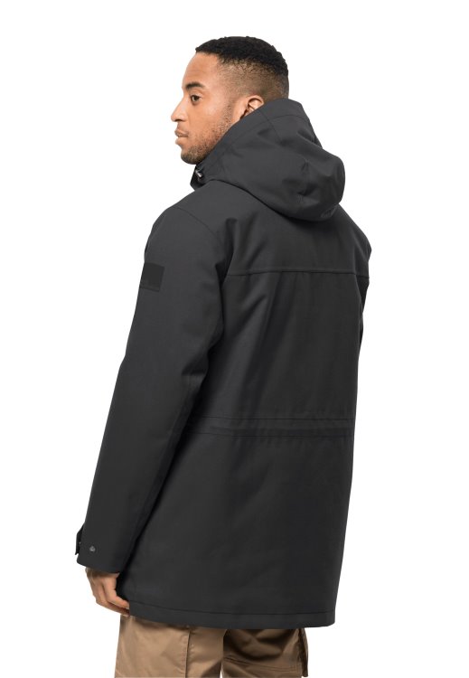 Brand Jack Wolfskin New Black Fierce Wind Parka M
