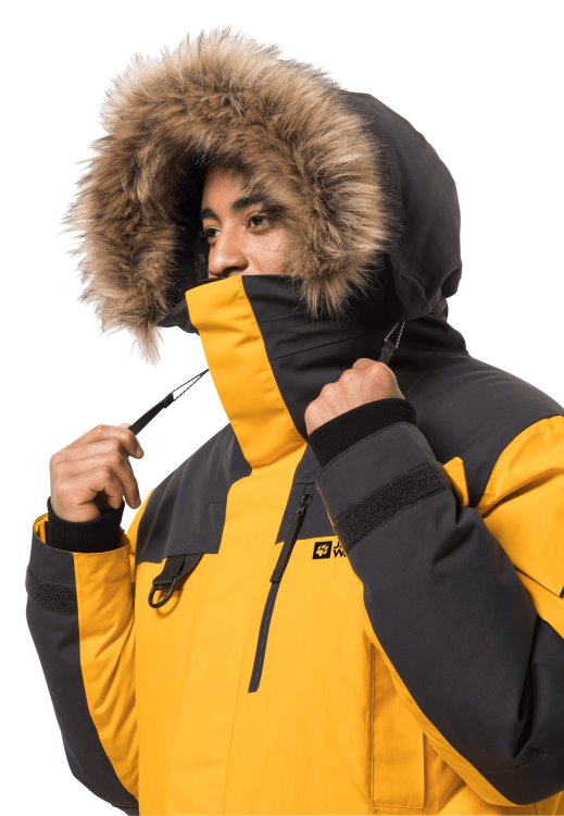 Burly Yellow Xt Origins Brand Jack Wolfskin 1995 Series Parka M