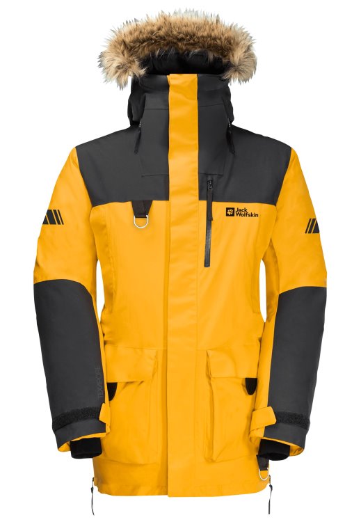Burly Yellow Xt Origins Brand Jack Wolfskin 1995 Series Parka M
