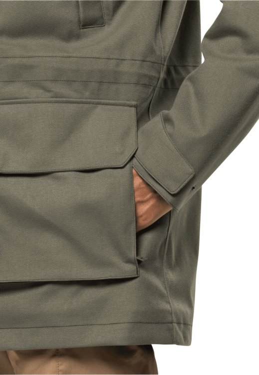 Dusty Olive Brand Fierce Wind Parka M Brand Jack Wolfskin