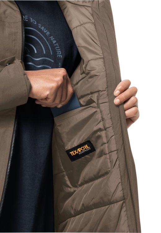 Best Koenigsbau Parka M Chestnut Brand Jack Wolfskin
