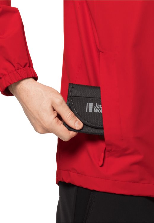 New Brand Jack Wolfskin Adrenaline Red Stormy Point 2l Jacket M