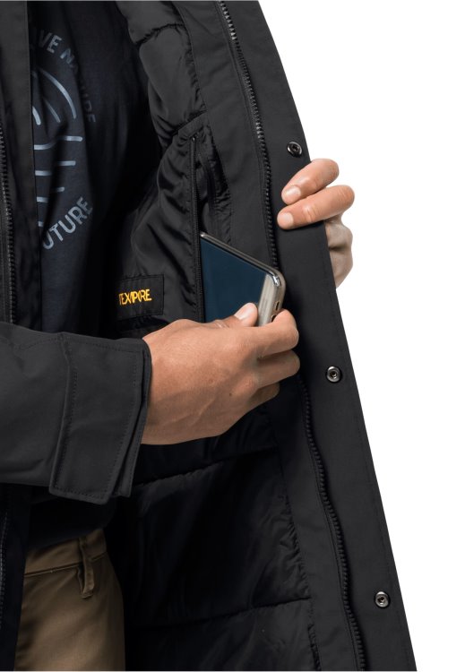 Collection Black Brand Jack Wolfskin Glacier Canyon Parka