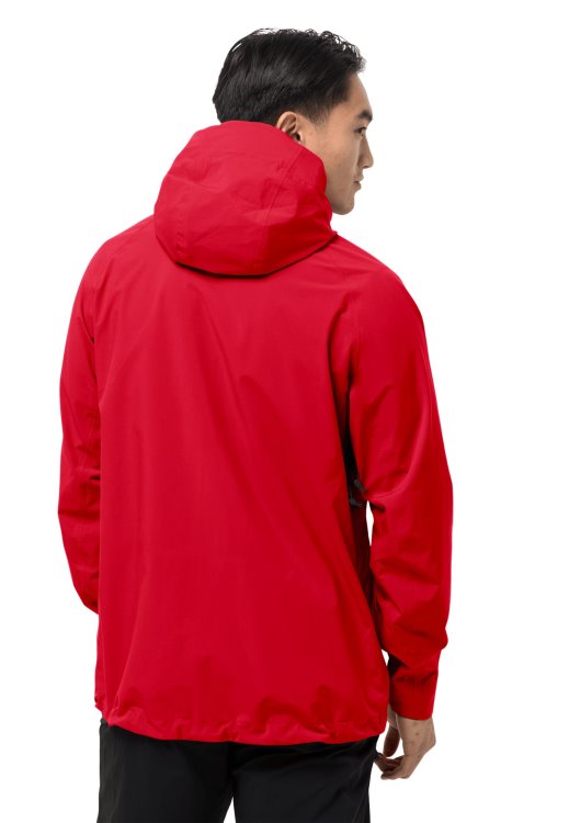 Adrenaline Red Brand Jack Wolfskin Origins Highest Peak Jacket M