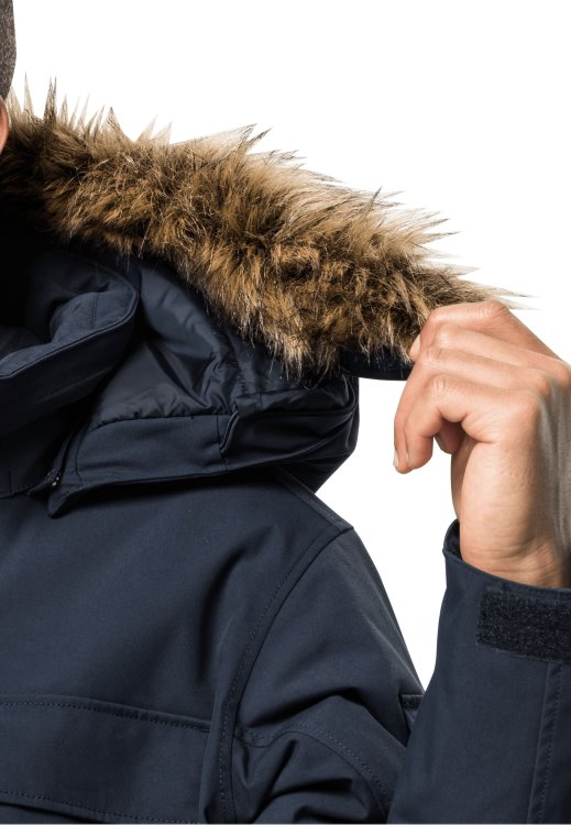 Night Blue Brand Jack Wolfskin Glacier Canyon Parka Brand
