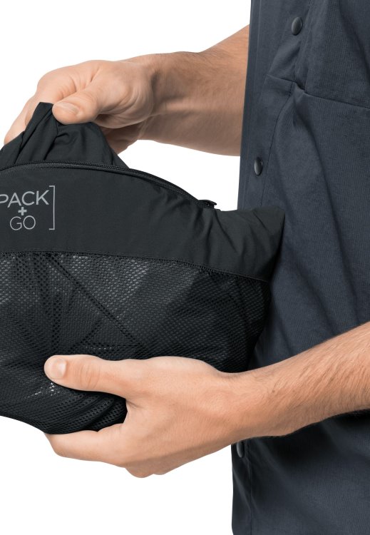 Pack & Go Shell M Black Brand Jack Wolfskin Original