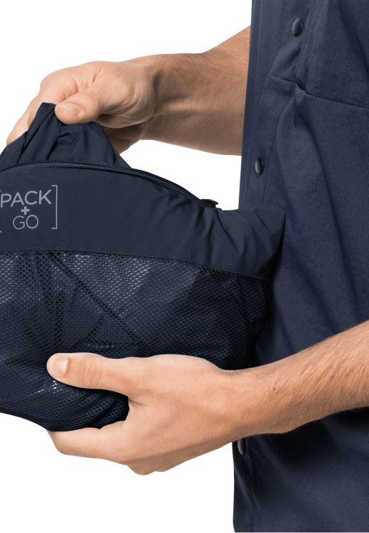 Brand Jack Wolfskin Night Blue Pack & Go Shell M Collection