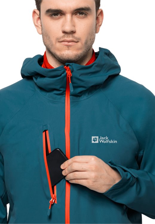 Collections Koblat 3l Jacket M Blue Coral Brand Jack Wolfskin
