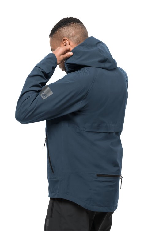 Origins Brand Jack Wolfskin Bike Commute Mono Jacket M Thunder Blue