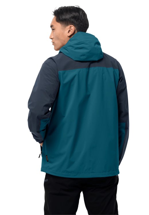 Go Hike Jacket M Blue Coral Brand Jack Wolfskin Best