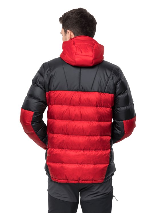 Adrenaline Red Fashion Nebelhorn Down Hoody M Brand Jack Wolfskin