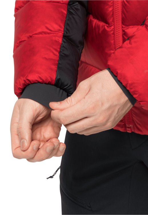 Adrenaline Red Fashion Nebelhorn Down Hoody M Brand Jack Wolfskin