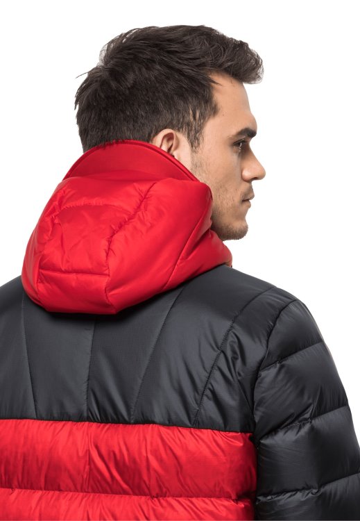 Adrenaline Red Fashion Nebelhorn Down Hoody M Brand Jack Wolfskin
