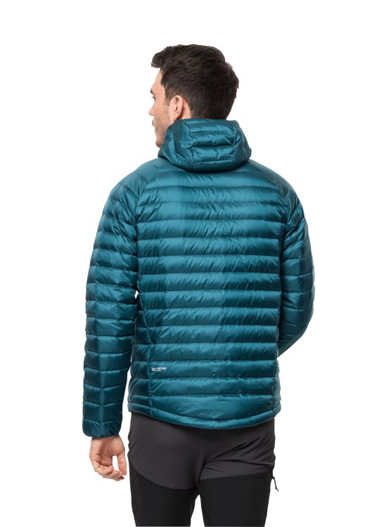 Hot Blue Coral Passamani Down Hoody M Brand Jack Wolfskin