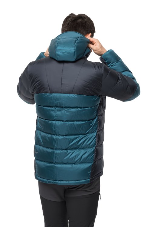 Blue Coral Brand Jack Wolfskin New Nebelhorn Down Hoody M