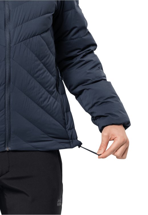Athletic Down Hoody M Brand Jack Wolfskin Night Blue Fashion