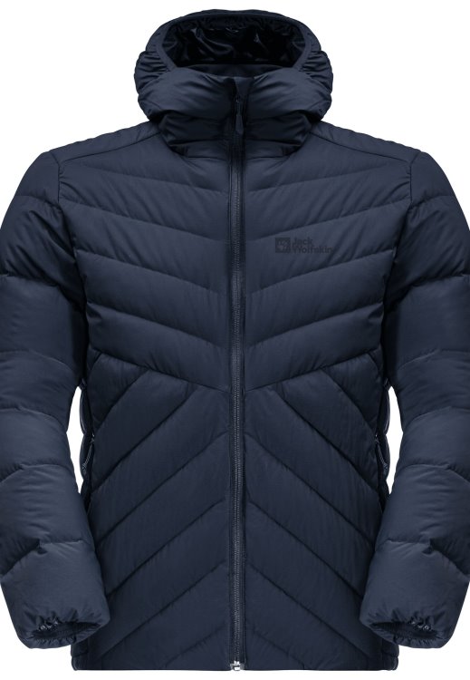Athletic Down Hoody M Brand Jack Wolfskin Night Blue Fashion