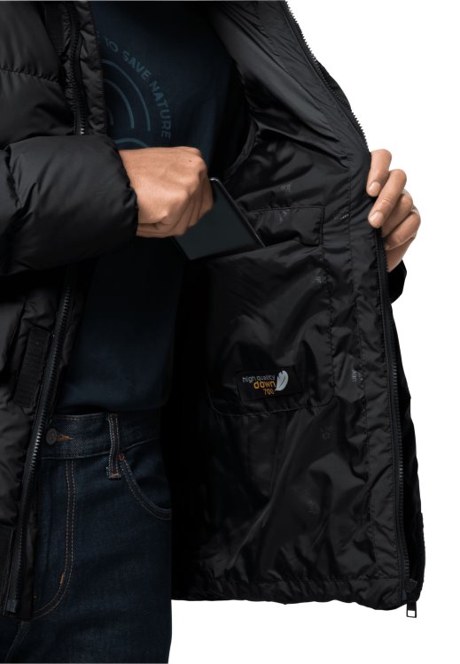 Brand Jack Wolfskin Best Black Frozen Lake Jacket M