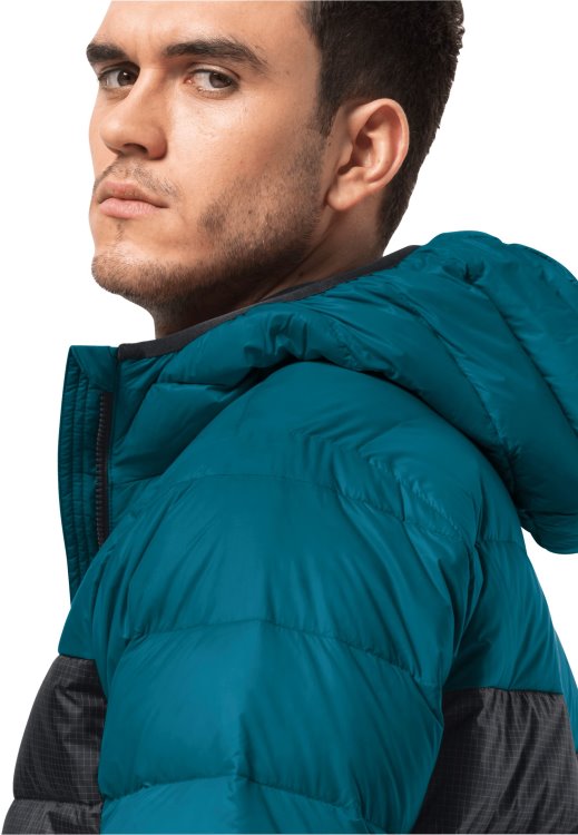 Brand Jack Wolfskin Dna Tundra Down Hoody M Fashion Blue Coral